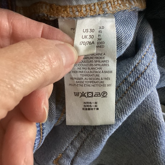 Pilcro Jeans High Waisted Embroidered 30 - Picture 10 of 11